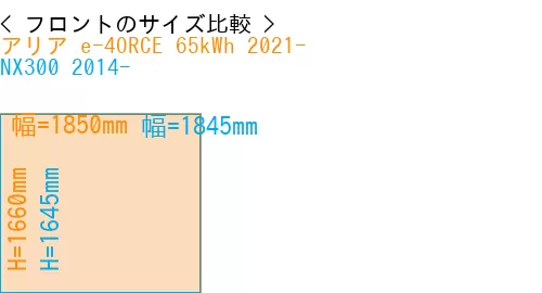 #アリア e-4ORCE 65kWh 2021- + NX300 2014-